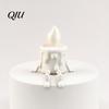 Dripping Wax Candle Decoration 3D Printing Ornament, Liquid Texture Sculpture with Melting Night Light Movable Joints, Adjustable Sitting Posture