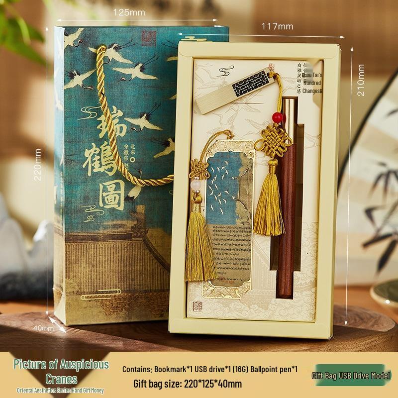 

JINGRUIXIANG Металева закладка в стилі Дуньхуан Набір подарунковий