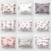 Ins Fruit Cherry Pattern Pillowcase Single Sided Polyester Pillowcase Simple Cute Car Waist Pillowcase Cushion Cover