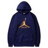 Mens Fleece Lined Hooded Sweatshirt Winter Warm Casual Sportswear Oversized Print Pullover Youth
