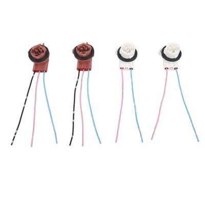 4 Packs Tail Light Socket Pre Wired DC12 To 24V 3156 3157 Taillight Bulb Socket Holder for Montan