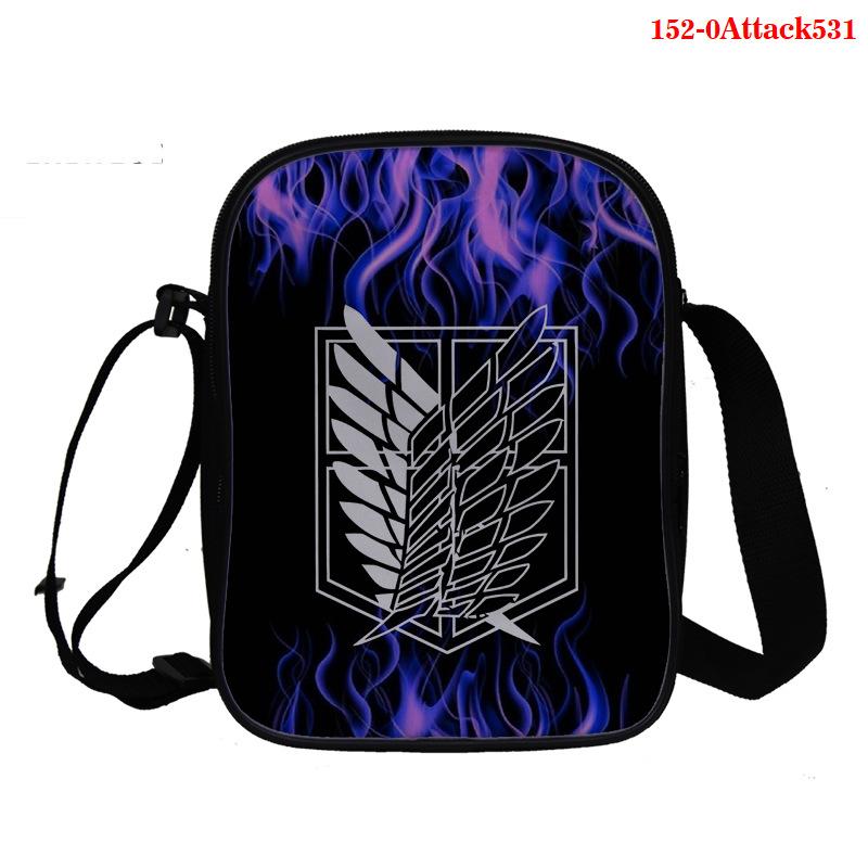 Attack On Giant Peripheral Digital 3D Printed Backpack Student School Bag Full Color Bag Double Shoulder Bag