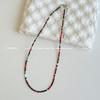 Einfacher Perlen-Choker Damen Koreanische Mode Anhänger Bunt Handgemacht Boho Halskette Kette Halskette Damen Schmuck Geschenk