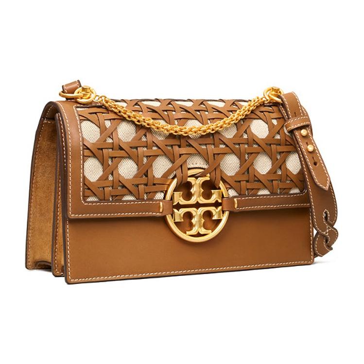Tory Burch Miller Hollow Floral Leather Accordion Shoulder Bag Women Bags 80631-909