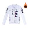 Unisex Thermisches Radtrikot Langarm Winter Fahrradbekleidung Oberteil Straße Outdoor Sport