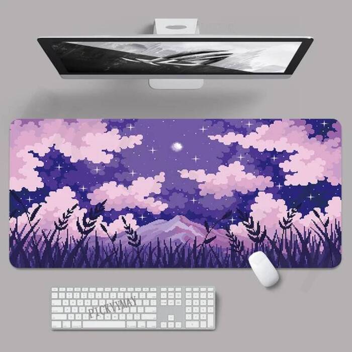 Pixel Mouse Pads Gaming Mousepad Locking Edge Gamer Mouse Mat Keyboard Mats Desk Pad Mousepads XXL Xcm For Computer