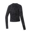 Li-Ning Comfortable Simple Round Neck Pullover Casual Versatile Long Sleeve T-Shirt Women Tops Black Shadow-Gray ATLV120-3
