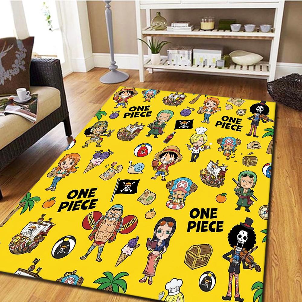 One Piece Poster Carpet - Living Room Bedroom, Home Decor Cool Movie Mat Play Floor Mat -HE129