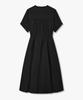 Bobeu Shirred Flare Long Dress_Black 7156337002