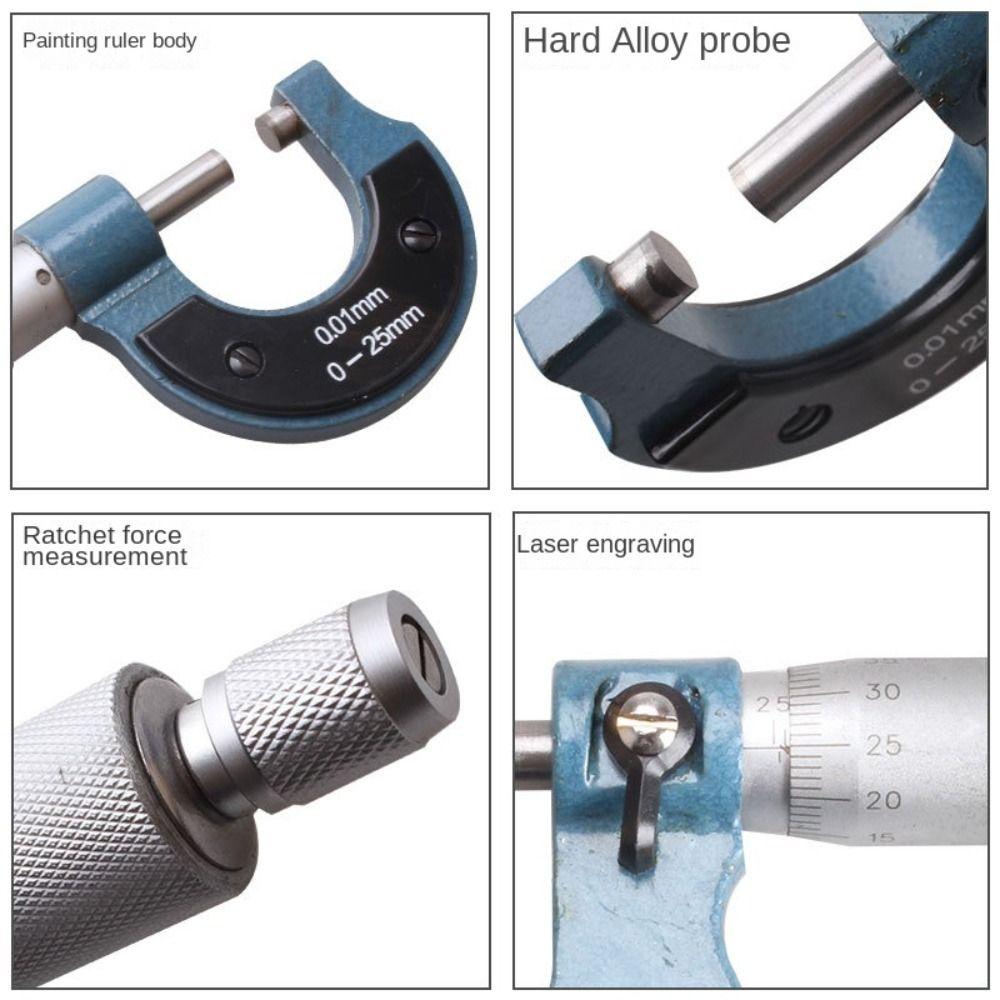 Professionelle Hochpräzisions-Messwerkzeuge Premium Hartmetallspitzen-Mikrometer Fertigung
