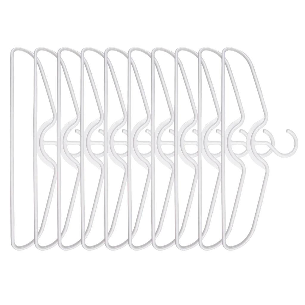 Coat Hanger Short Neck Hangers Clothes Hanger Lightweight Pack Of 10 White 41.5*15.5cm Short Neck High Quality