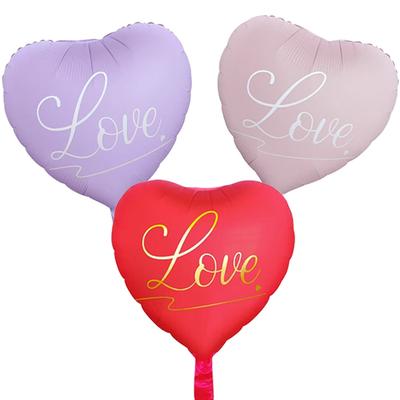 Ins Style 18inch Love Hearts, Aluminum Foil Balloons, Very Suitable for Valentine's Day, Birthday Parties, Engagement Weddings, Confession of Love