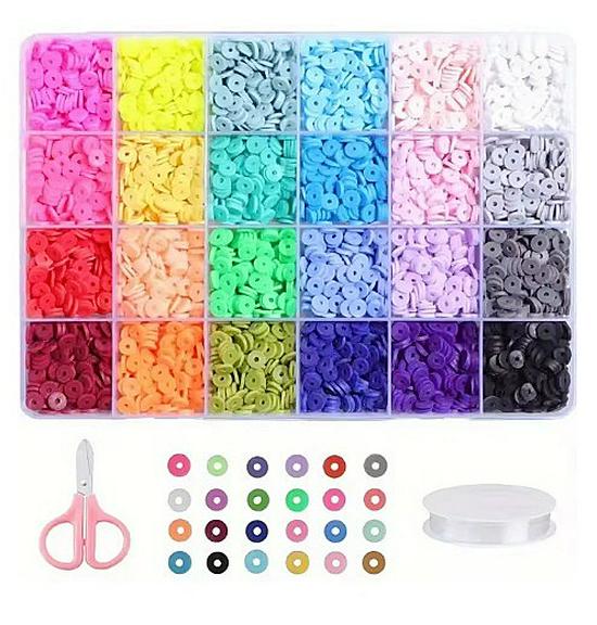 DIY Jewelry Bead Bracelet Kit: Educational Toy Set for Kids with Handmade Gift Box