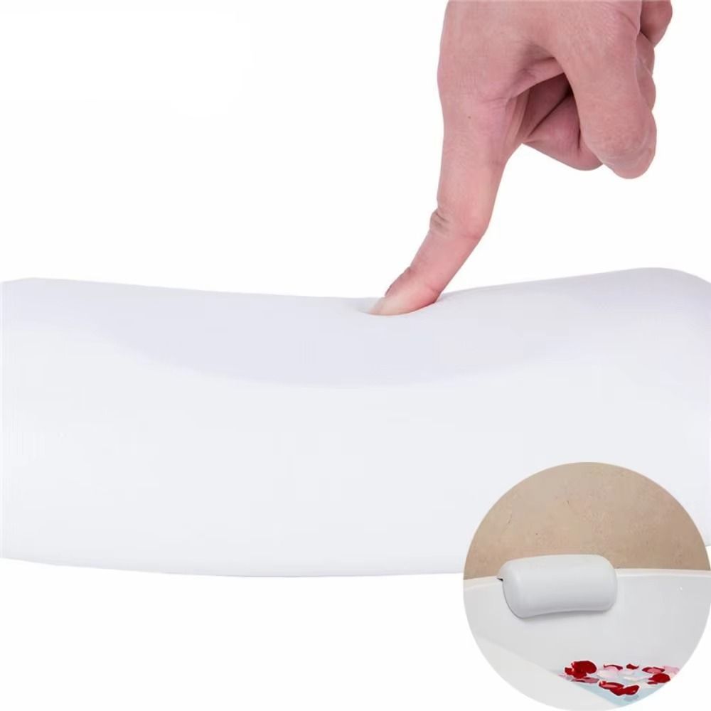 Oreiller Antidérapant pour Bain Coussin d'Eau pour Nuque Imperméable Repose-Tête Ergonomique pour Baignoire Utilisation dans la Baignoire