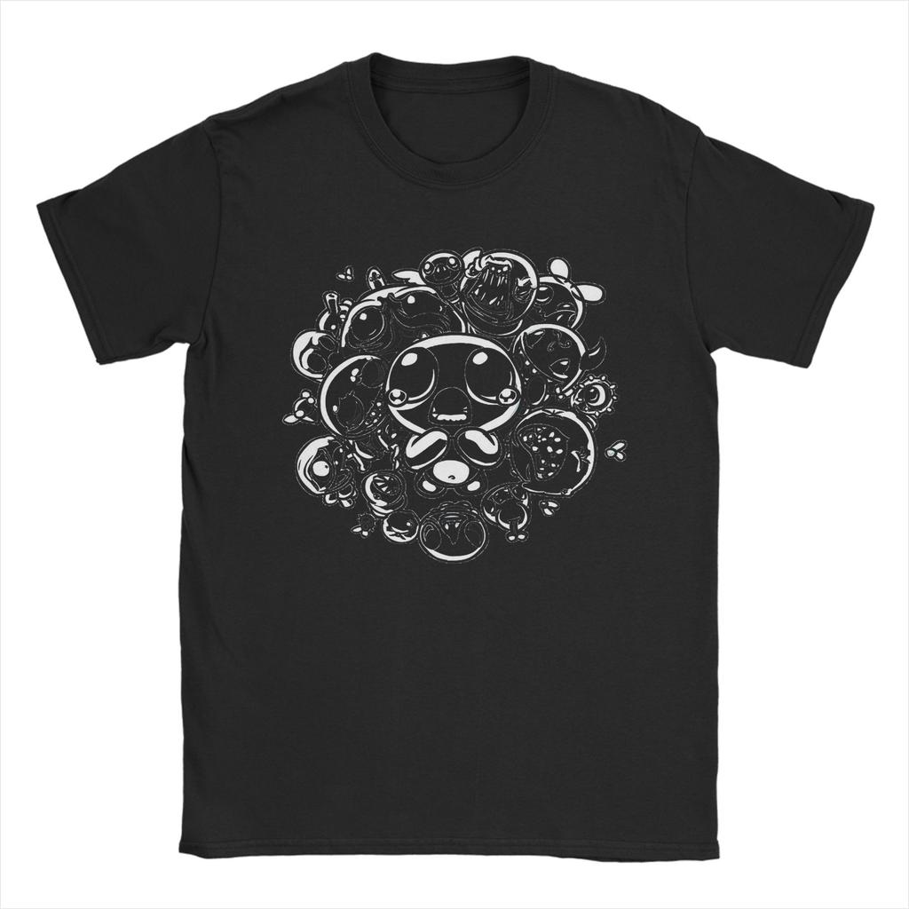 Binding of Isaac Two Tone T Shirt Men women Cotton Vintage TShirts O Neck Tees Short Sleeve Clothes Unique