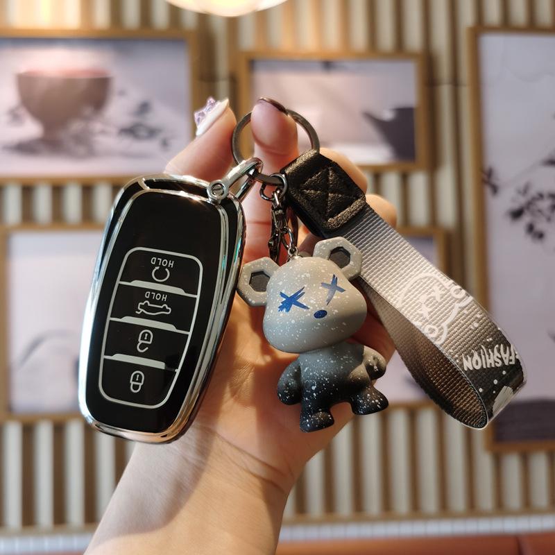 Luxury Hongqi Key Cover for H7, H5, HS5, HS7, H9 - Elegant Key Bag for All Models