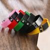 Custom Engrave Blank ID Bracelets for Women,Casual Silicone Wristband with Stainless Steel Medical Logo Tag,Length Adjustable