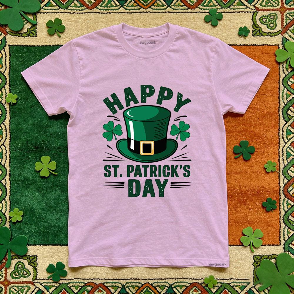 Saint Patrick Green Festival Printed T Shirt Unisex Lucky Irish Retro Cotton Casual Funny Unisex Adult Party Tee