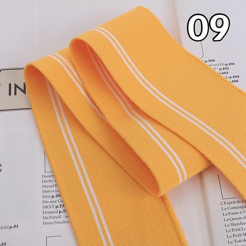 90x6cm Elastic Knitted Fabric DIY Rib Neckline Cuff Hem Knitted Fabric Sewing Baseball Uniform Jacket Clothing Supplies