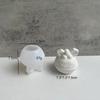 Christmas Series Scented Candle Mold Diy Christmas Ball Bell Snowman Moose Aroma Plaster Silicone Mould for Candles