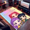 1PC Custom Name "Rainbow Dreams Friendship" Theme Floor Mat Ideal for Living Room, Game Rooms, Office, Bedroom, Office Floor Mat , Floor Mats for Home