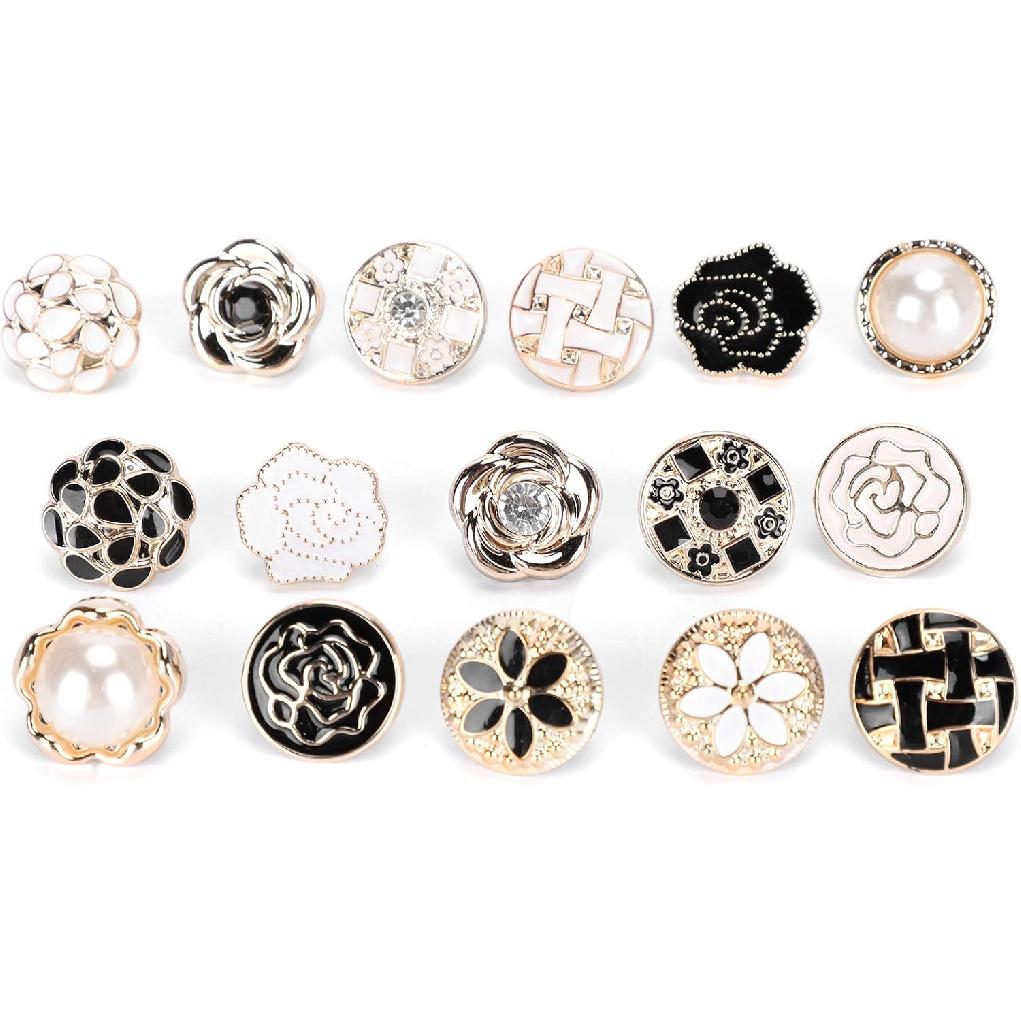 Cover Up Button Pins, 30PCS Brooch Pins for Clothes, Safety Brooch Buttons, Accidental Exposure Prevention Invisible Buttons for Women Girls Clothes