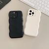 Applicable to iPhone11 Apple mobile phone case 11promax solid color air cushion 11 silicone 11 simple 11 wavy edge 11