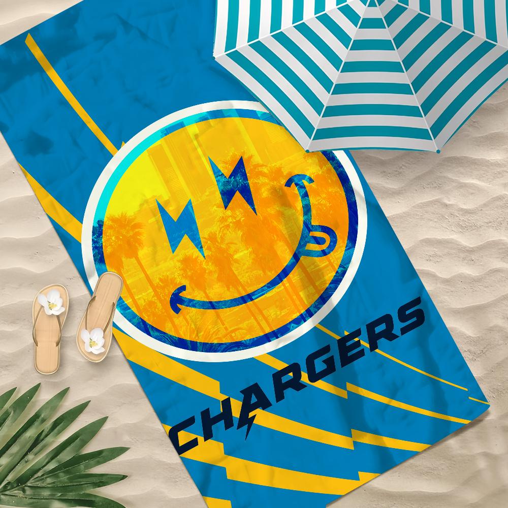 For American Travel Gym A-Angeles Shower Camping Quick Dry Sports C-Chargers Large Beach Los Towels Football Soft Pool Gift