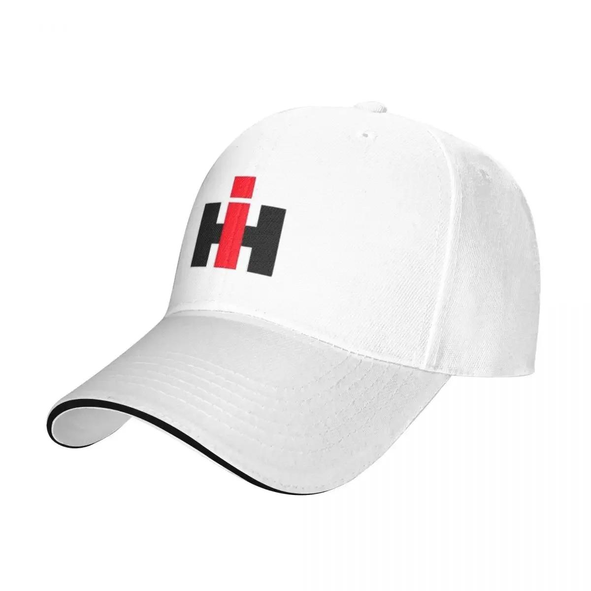 GFBFVFD CAP Ih Logo Casual Sandwich Baseballpet voor Mannen Vrouwen Verstelbare Buiten Sportpet Zonbescherming One Size