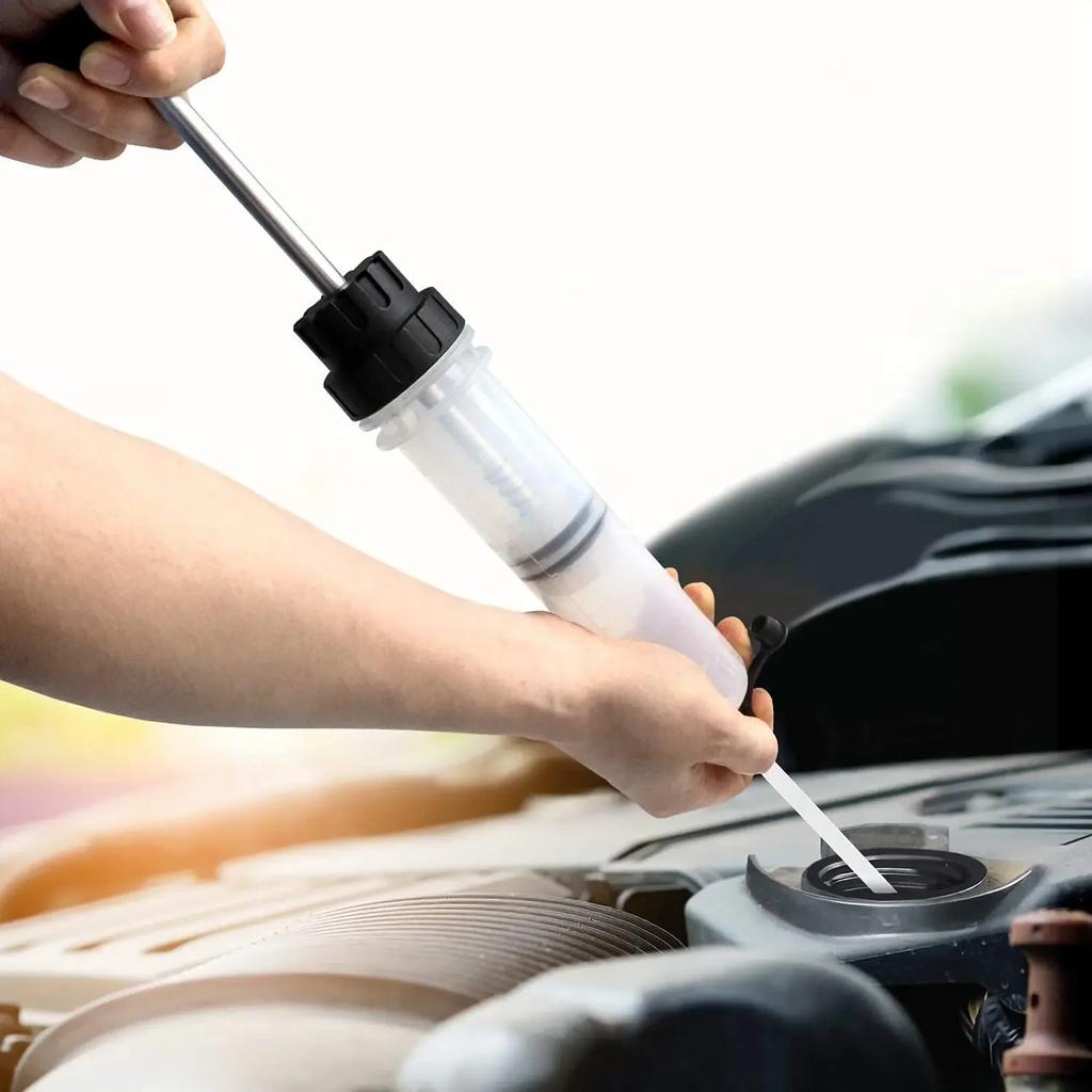 Car Oil Fluid Extractor Siphon Pump Brake Fluid Syringe Pump Auto Manual Suction Vacuum Fuel Transfer Hand Pump Dispenser