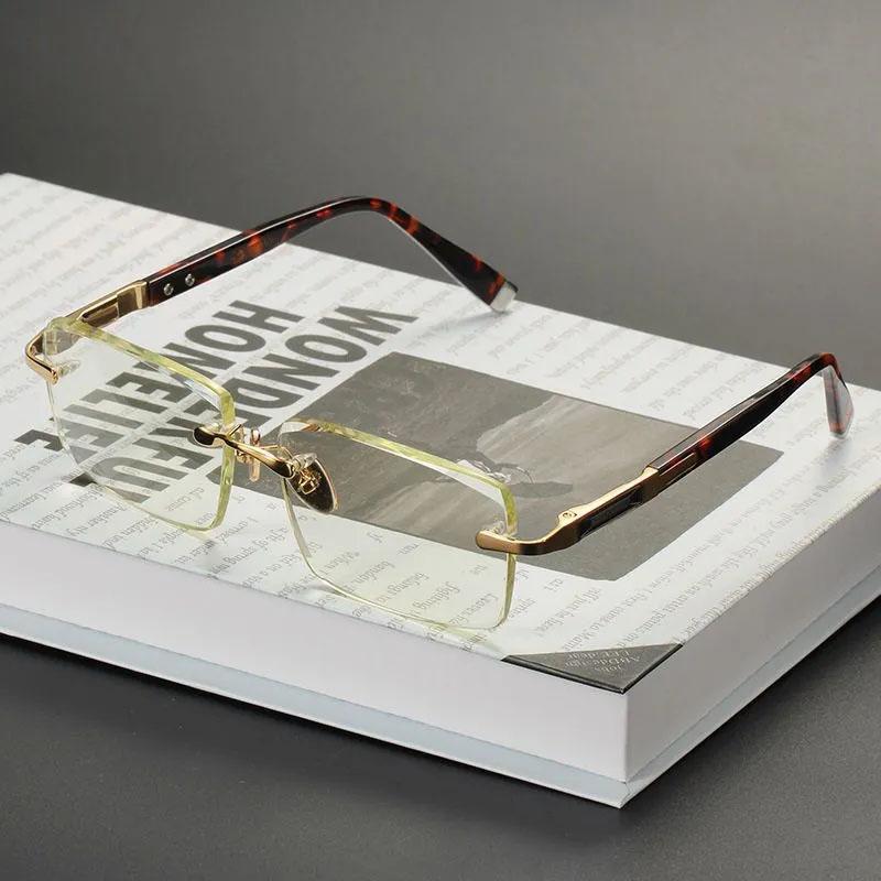 

Модные HD Очки для чтения с передовым дизайном для мужчин и женщин, оправа в стиле натурального бамбукового листа, зеленого цвета, линзы из хрустального камня, от +1.00 до -4.00 диоптрий +3.0