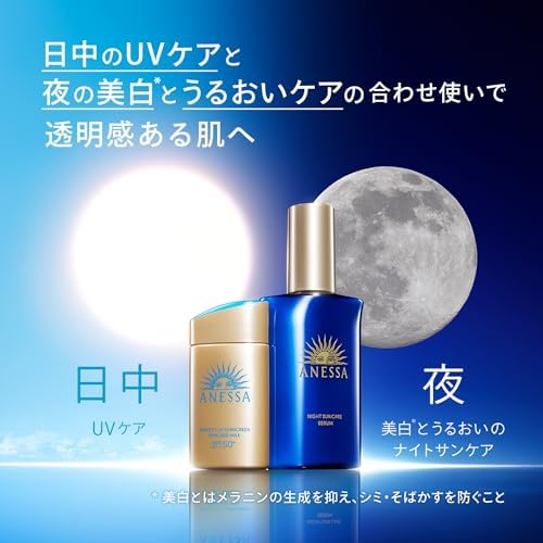 ANESSA Night Sun Care Serum Serum Herbal Green & Lavender Scent 180mL