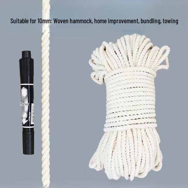 Cotton Craft Rope for DIY Weaving and Decoration