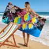 Colorful Tropical Fish and Coral Reef Design Beach towel quick-drying for travel outdoor sports jogging beach and swimming