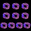 20pcs Light Up Hairband LED Glowing Scrunchy Girl Women Hair Tie Birthday Wedding Party Favors Supplies Hair Accessories