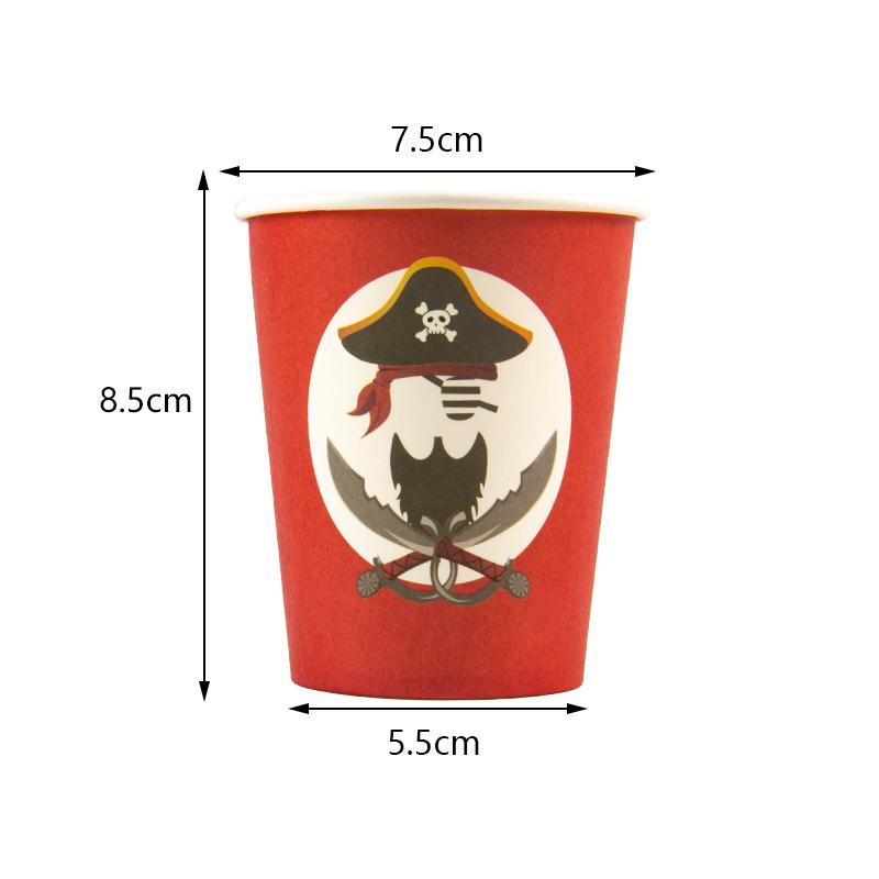 Pirates Captain Theme Party Decoartion Disposable Tableware Compass Gold Coin Pirate Eye Patch Telescope Halloween Kids Gift Toy