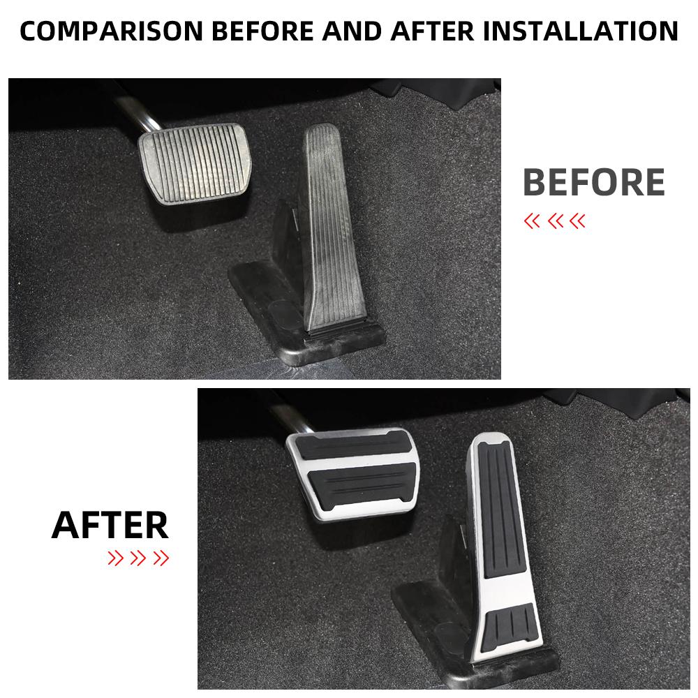 Car Pedal Cover for Ford Explorer 2020-2026 for Lincoln Aviator 2020-2026 Accelerator Gas Brake Pedals Pad Protector Accessories