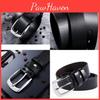 High Quality Men's Genuine Leather Belt Steel Pin Buckle Head Layer Cowhide
