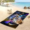 Cristiano Ronaldo Personalized Printed Beach Towel Soccer Logo Support Custom Name Text Absorbent Towel For Sport Travel Special Gift