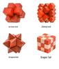 Kongming & Luban Wooden Puzzle Set for Kids – Brain-Teasing Magic Cubes for Intellectual Development