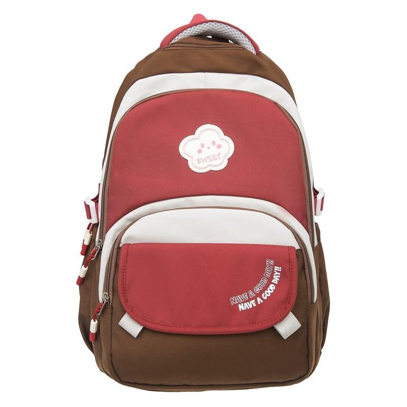 

New Spring and Summer Versatile Casual Cute Fashionable Student Schoolbag Multi Purpose Large-capacity Quality Backpack