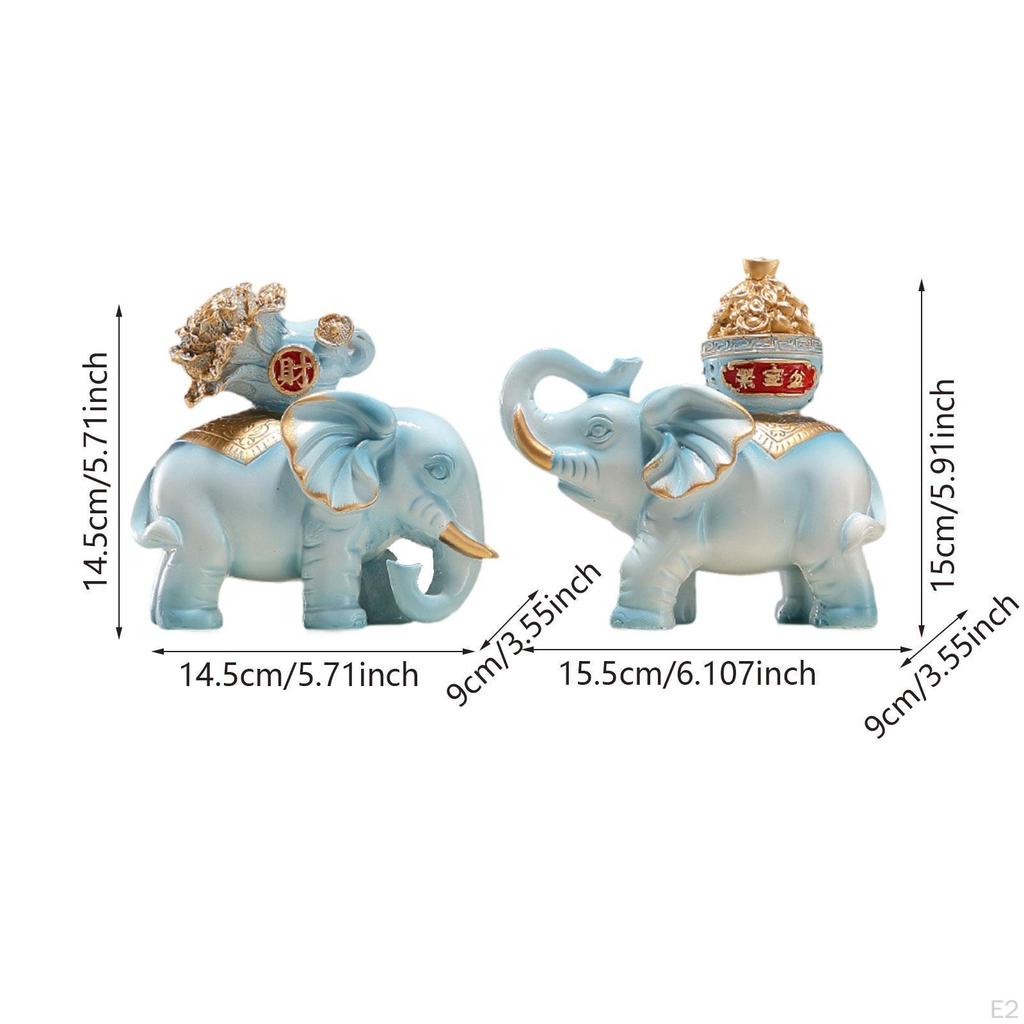 Tierfigur eines Elefanten zur Regal- oder Schreibtischdekoration