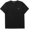 T-shirt in cotone con logo ricamato M3519-BKX