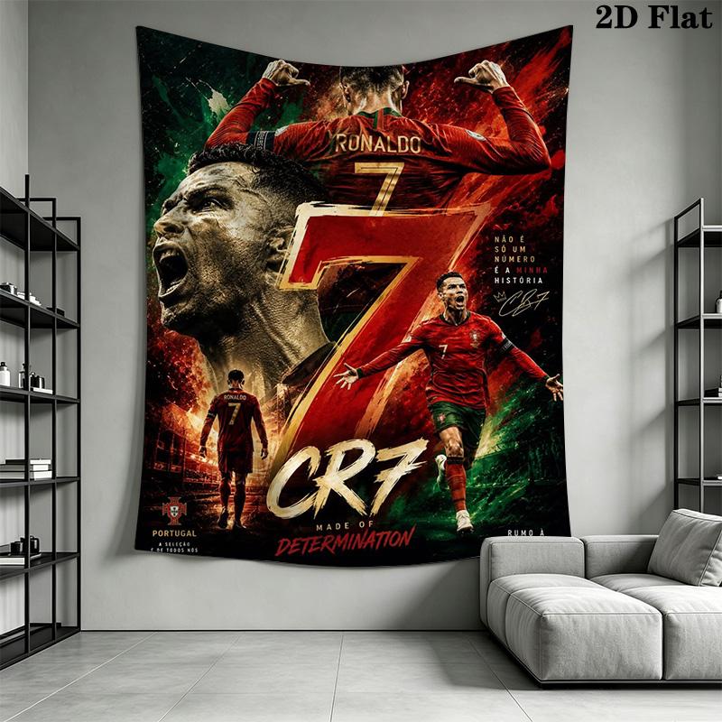 Ronaldo'S Determination Cr7'S Legacy Threepiece Set 1 Duvet Cover 2 Pillowcase Without Core Duvet Cover And Pillowcase