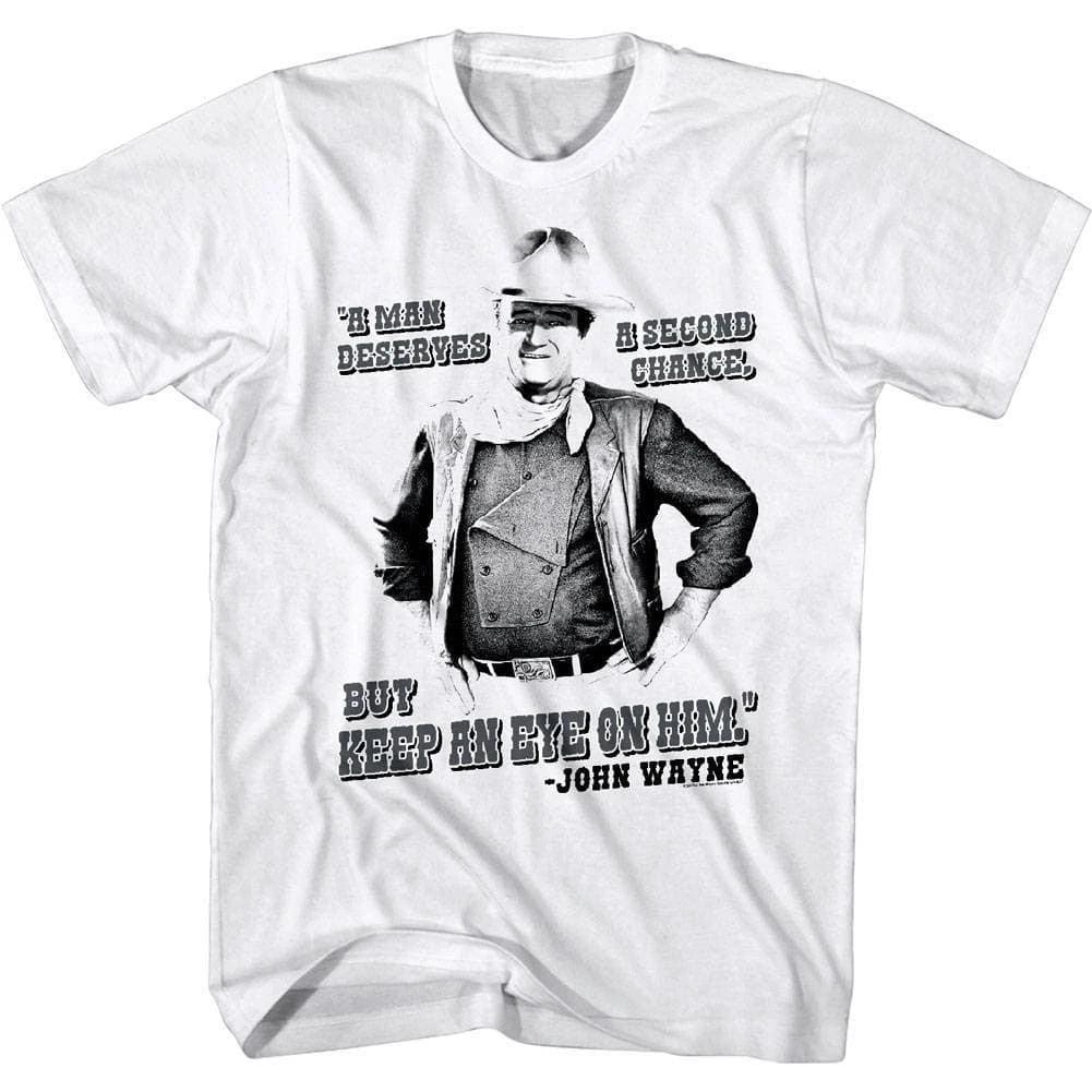 John Wayne Man Deserves a Second Chance Men s T Shirt 3XL