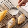 Lightweight Flour Sieve Strainer Round Mini Flour Sifter Mesh Round Sifter  Cheesecake Pizza Bread