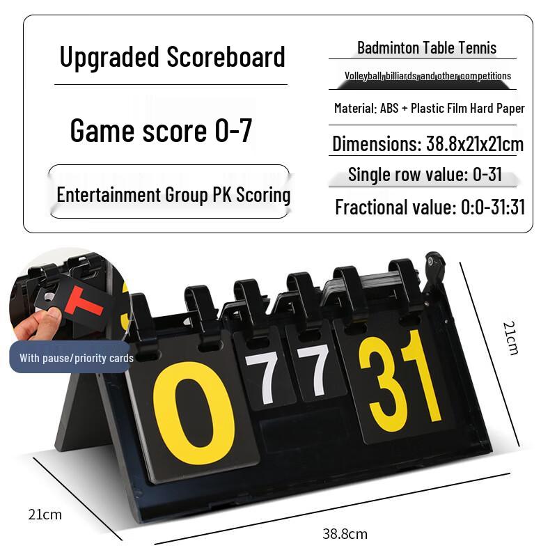 YongYing Multifunctional Sports Scoreboard CN plug (adapter included)