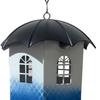Metal Bird Feeder with Lights Squirrel Resistant Hummingbird Feeder Waterproof Hanging Feeding Station for Home Patio Garden Birds