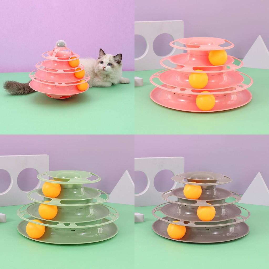 Play Toy Cat Six Tier Spin Platform Stimulating Exercise Entertainment Supplies
