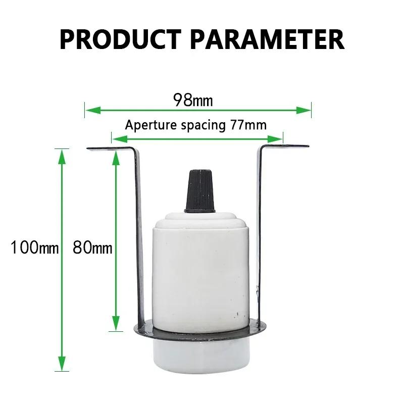 Reptile Heating Lampshade 220-240v E27 Heating Lampstand Bracket Bulb for Turtles Frogs Lizards Breeding Reptiles Tank Supplies